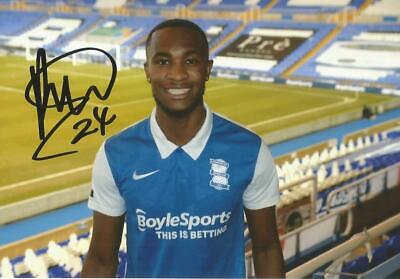 BIRMINGHAM: REKEEM HARPER SIGNED 6x4 PORTRAIT PHOTO+COA