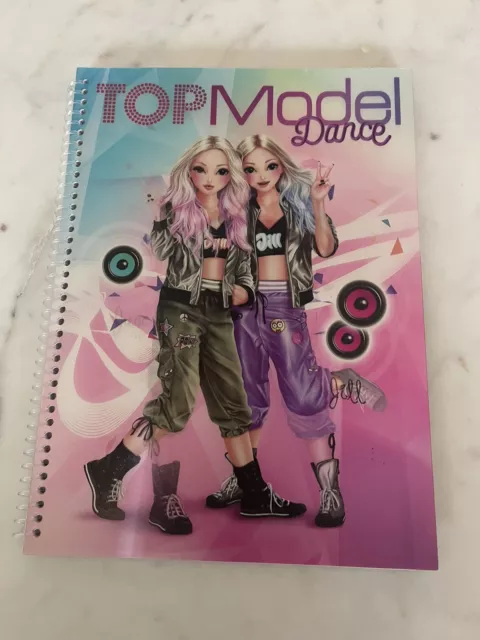 TOPModel Dance, Stickerbuch, Malbuch incl. Stickerbögen