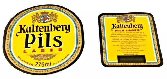 Bottle Label Kaltenberg Pils New Unused