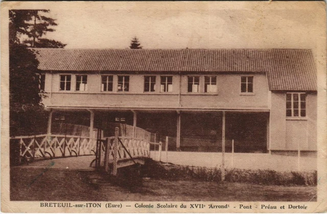 CPA BRETEUIL-sur-ITON Colonia Scolaire du XVIIe Arrondt (1160544)