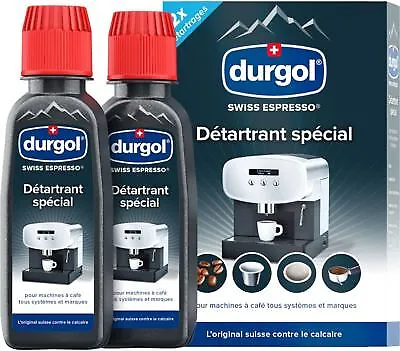 Détartrant DURGOL Swiss espresso 2x125ml