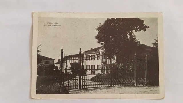 Cartolina Fp Ferrara Mizzana Villa Lodi Vg 1939