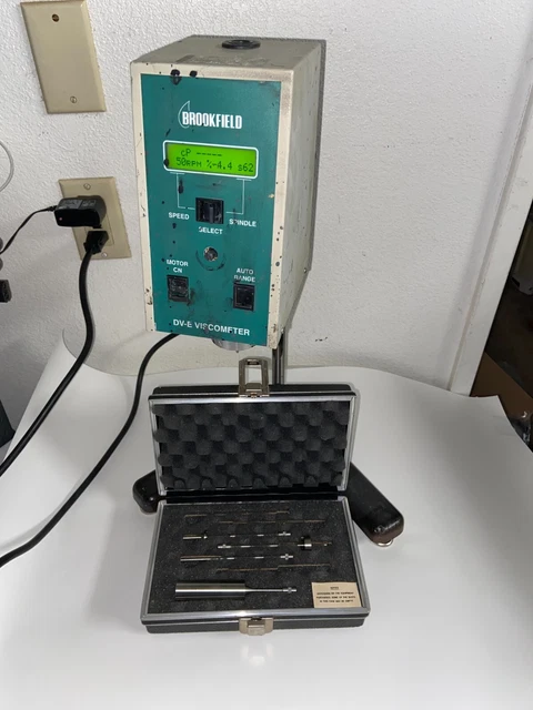 Brookfield DV-E Viscometer LVDVE with Stand and Spindle Set Brookfield DV-E Viscometer LVDVE with Stand and Spindle Set