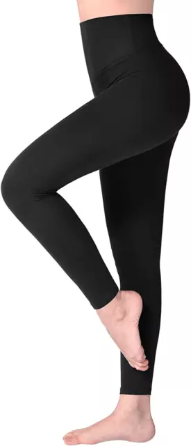 Leggins Vita Alta Donna, Leggings Donna Fitness Pantaloni Yoga Controllo Della P