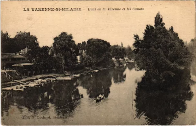 CPA La Varenne Quai de la Varenne et les Canots (1347746)