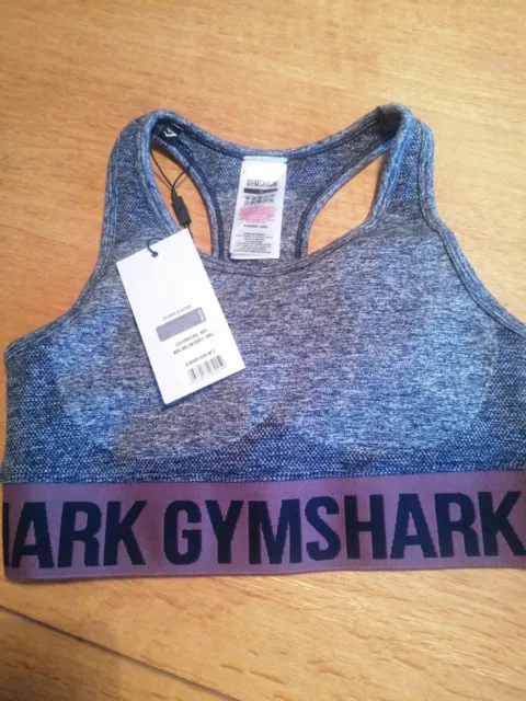 Gymshark Women's Flex Strappy Sports Bra Light Purple Marl Medium