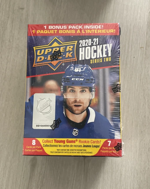 2020-21 Upper Deck Series 2 Hockey Factory Sealed Blaster Box - Young Guns RC's