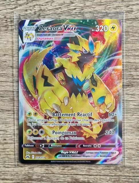 Carte Pokémon Zeraora Vmax 054/159 Zenith Supreme EB12.5 FR