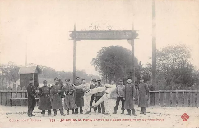 94 - Joinville le Pont - SAN21276 - Entrée de l'Ecole Militaire de Gymnastique