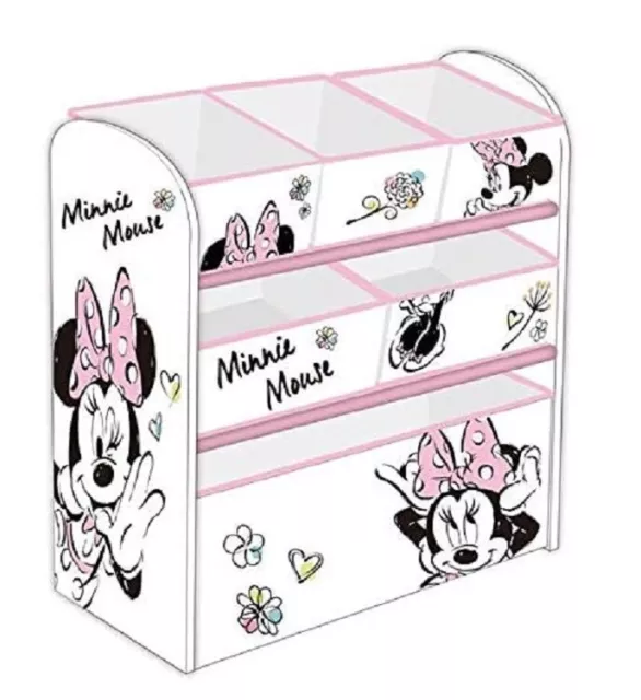 Disney Minnie Maus Regal Kinderregal Holz retro