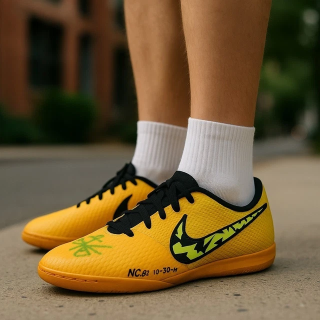 NIKE ELASTICO PRO III 3 Soccer Shoes Orange 685360-800 US  display picture 1