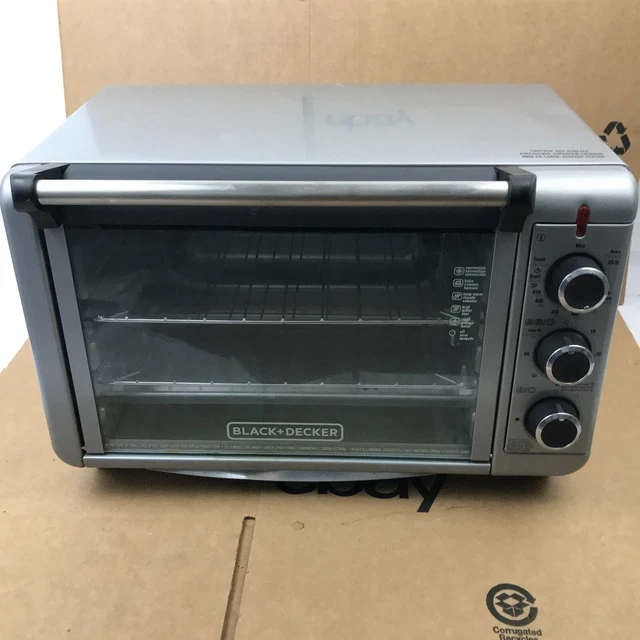 BLACK+DECKER TO3000G 6SLICE Convection Countertop Toaster Oven £61.06