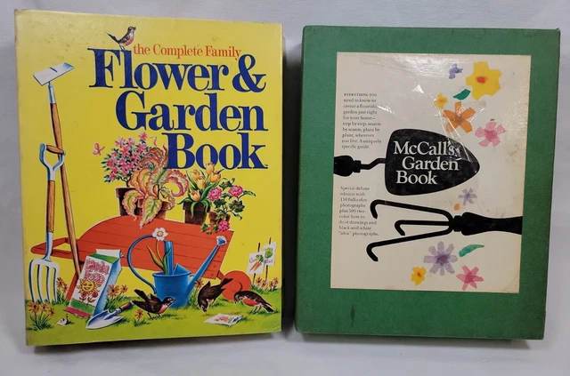 Vintage 1970’s The Complete Flower & Garden Book Binder & McCall's Garden Book