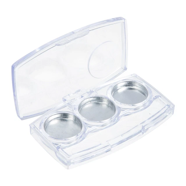 6 Pcs Lidschatten-Box Aluminiumteller Leere Lippenstiftschachteln