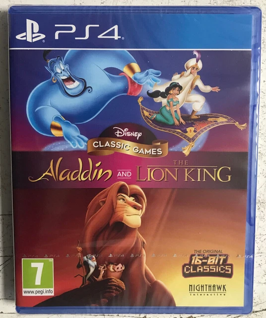 DISNEY CLASSIC GAMES Aladdin And The Lion King PS4 Neuf sous Blister ...