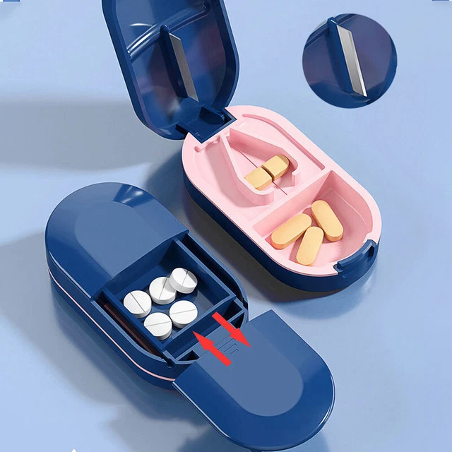 Rotondo A Pressione Rotante 7 Giorni Grazioso Portapillole Contenitore Per Medicinali Contenitore Per Farmaci Contenitore Per Compresse Scatola Per Pillole - Foto 7