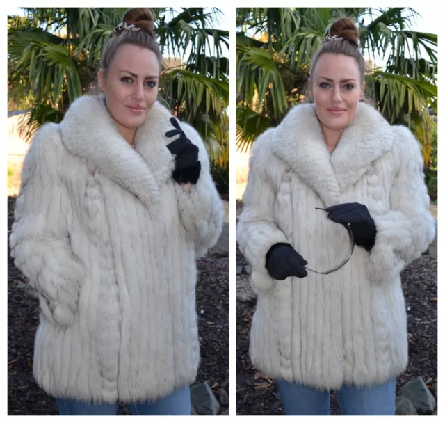 Saga blue deals fox fur coat