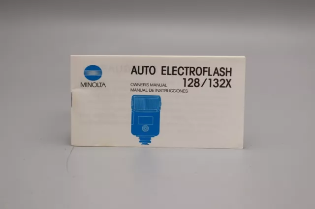 Minolta auto electroflash 128/132x manual