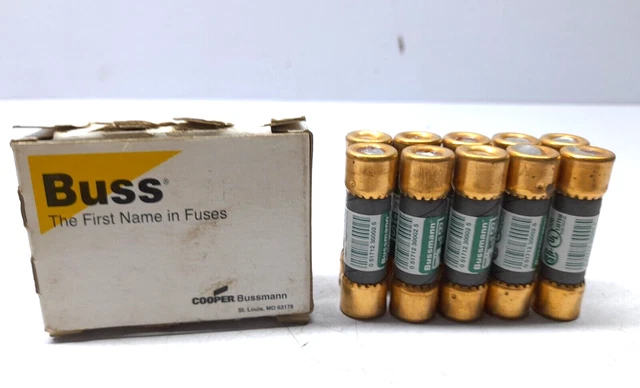Cooper Bussmann NON-2 Un Temps Buss Fusible 250V - 10PCs / Lot