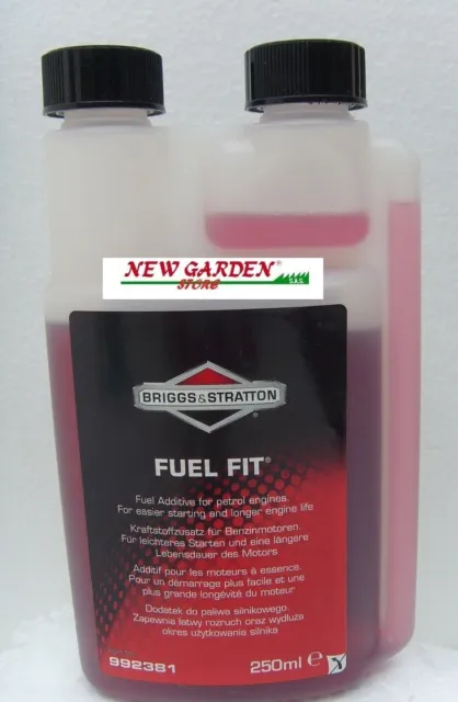 Additiv Fuel Fit Motoren Briggs & Stratton 250ml. Maschinen Gartenarbeit 992381