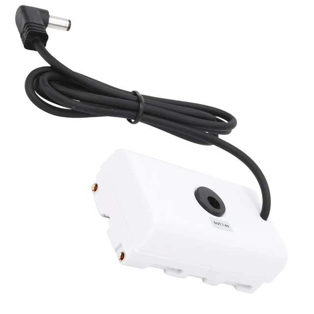 Conveter de batería ficticia DC Mouth To F550 con cable de alimentación adaptador de batería nuevo