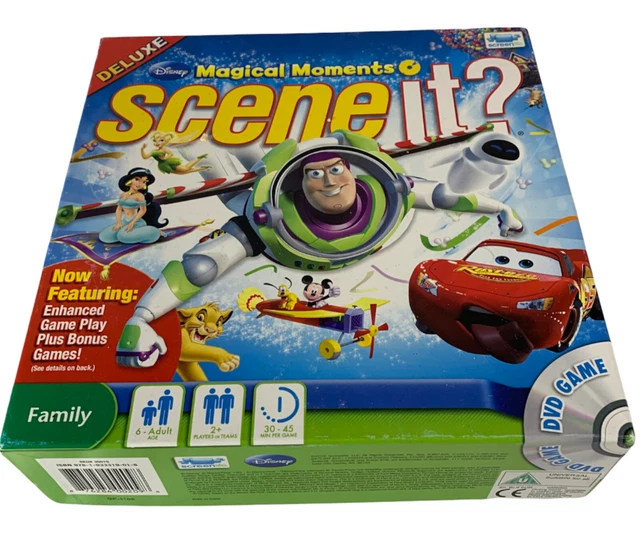 DELUXE DISNEY MAGICAL Moments Scene It? Family DVD Board Game Trivia