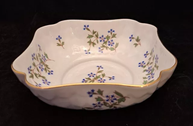 NICOLE LOBED BOWL LIMOGES Bernardaud France 6 1/2" square