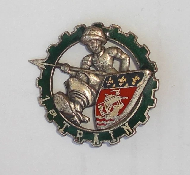 INSIGNE 1ER REGIMENT DU TRAIN EUR 4,00 PicClick FR