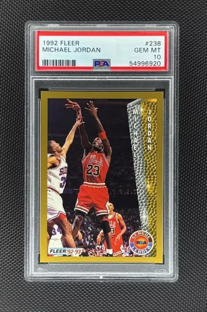 1992-93 Fleer Michael Jordan Scoring Leader #238 PSA 10 GEM MT