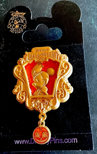 Disney Trading Pins * Minnie Mouse Halloween Portrait  2014 * Tokyo Seas Dangler