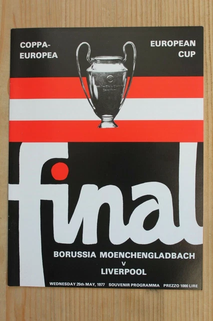Liverpool Maillot de la Victoire en Coupe d'Europe 1977 Signé (Encadré