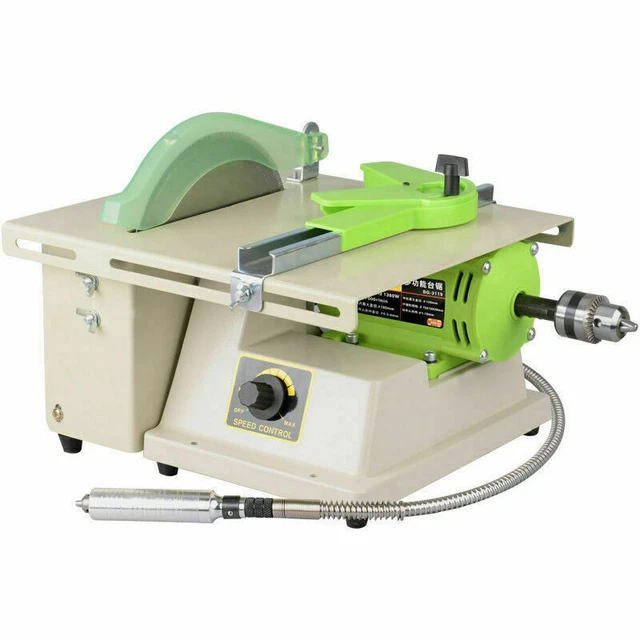 Gem Jewelry Rock Polishing Buffer Lathe Table Saw Woodworking GrindingTool