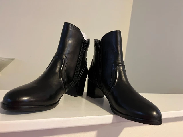 Everybody by BZ Moda Womens Leather Raine Castagna Boots Black 36 6 