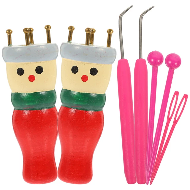 Strickwerkzeug Aus Wolle Für Holzpuppen Kinderspielzeug Kinderanzüge Spule