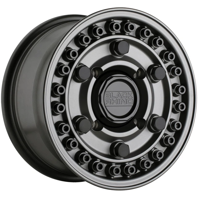 Black Rhino UTV Armory UTV 14x7 4x110 +51mm Gun Black Wheel Rim 14" Inch
