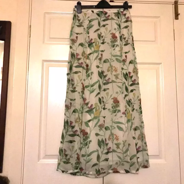 Monsoon Floral Maxi Skirt Size 10