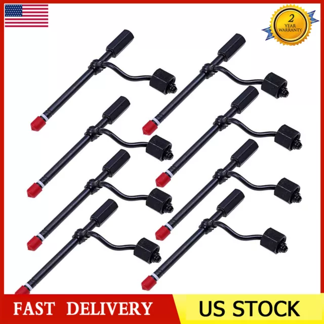 8Pcs Pencil Fuel Injectors 1W5829 For Caterpillar CAT 215 225 227 943 953 Engine