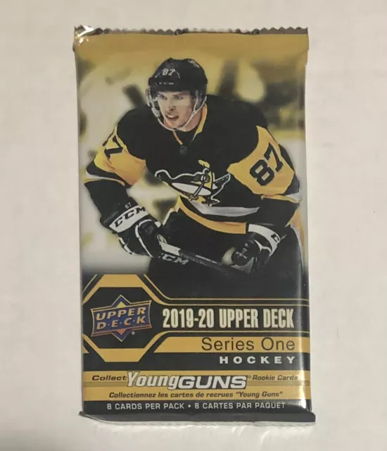 2019-20 Upper Deck Series 1 NHL Hockey 8 Sealed Card Pack. Makar Young Guns?
