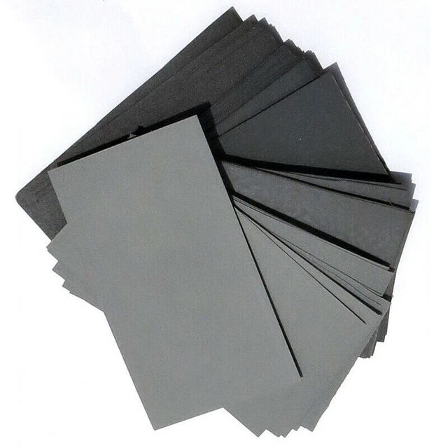 Carta vetrata Wet Dry 600 800 1000 1200 1500 2000 2500 grana carta abrasiva