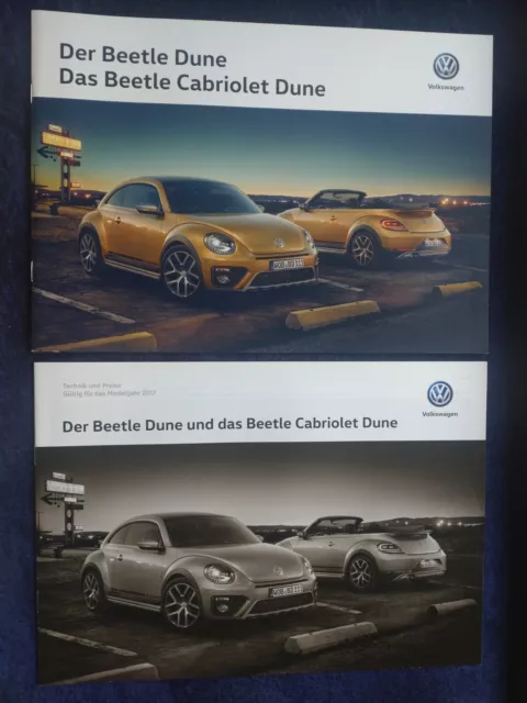 VW New Beetle, Cabrio CabrioletProspekt 6.2016   Beetle Dune + Cabrio Dune