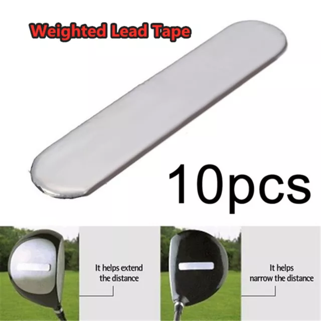 10 pcs Lead Tape to Add Swing Weight for Golf Club Tennis Racket Iron Putter uk