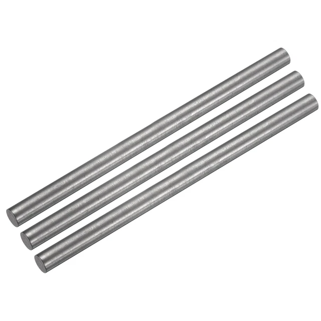 Graphite Rod Graphite Stirring Rod Stick Rod 150x8mm Black, Pack of 3