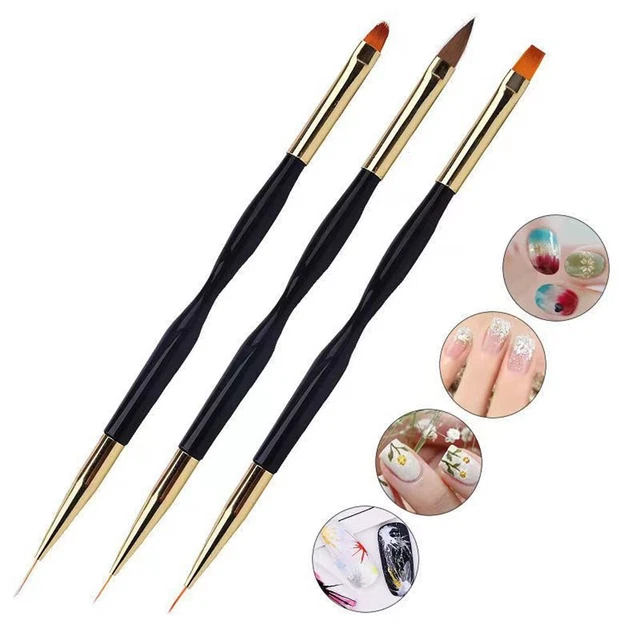 Langlebiges und langlebiges doppelendiges Pinselstift-Set für dauerhafte Leistung