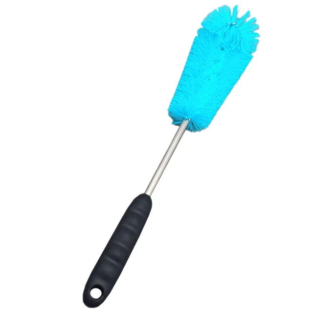 Brosse De Nettoyage Pour Bouteilles, Gourdes, Tasses - Poils Nylon Doux, Manche Bois - 3 Tailles