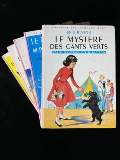 # Lot 5 livres - Série LE MYSTÈRE DE... - Enid Blyton - Bibliothèque Rose - L2