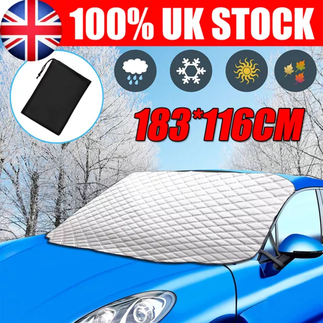 Large Windscreen Cover Magnetic Car Window Screen Frost Ice Snow Dust Protector