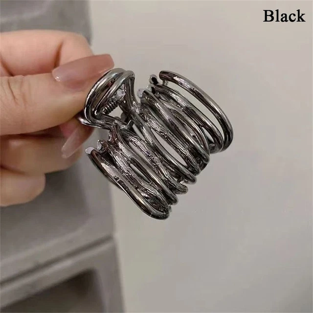 Small High Ponytail Clip Metal Headwear Daily Hair Fixed Clamps  Girls