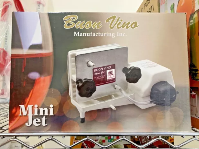 Buon Vino Mini Jet Wine Filtering Machine! MiniJet Winemaking Filter Beer