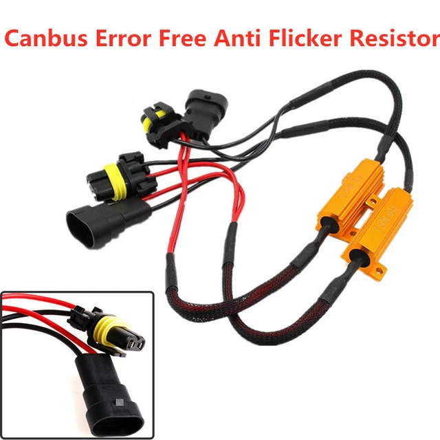 2pcs 50W Decoder For 9005 9006 LED DRL HID Headlight Kit Canbus Anti-Flicker 2pcs 50W Decoder For 9005 9006 LED DRL HID Headlight Kit Canbus Anti-Flicker