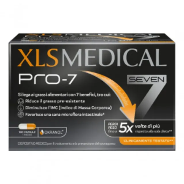 Xls Medical Pro 7 180 Capsule Integratore Dimagrante Forte